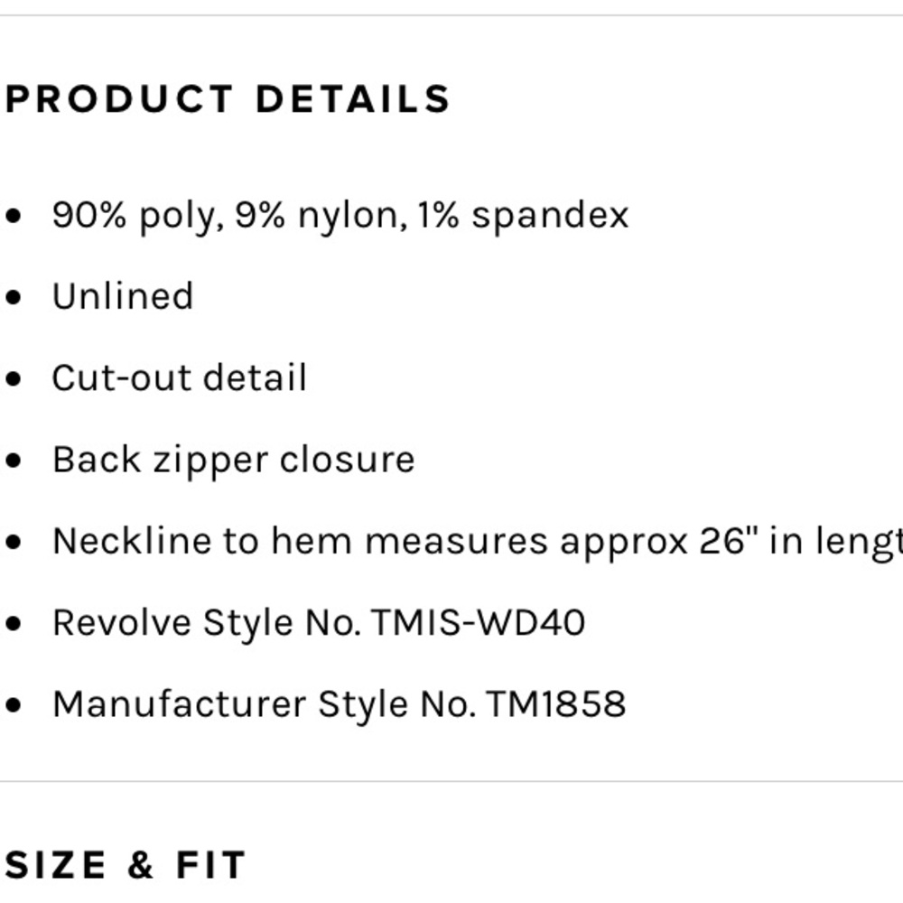 Revolve Bandage Dress - Picture 4 of 8